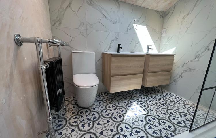 Bathroom renovation and tiling in the Clapham home