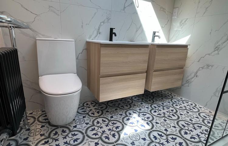 Bathroom renovation and tiling in the Clapham home