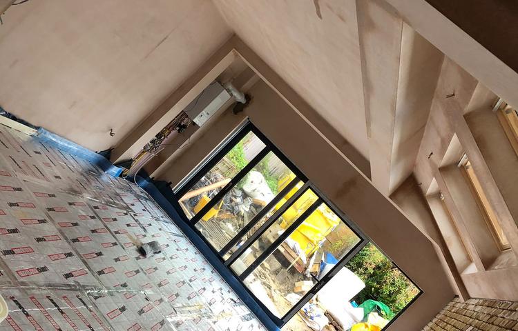 Side-return extension with rooflights and garden doors in Lewisham