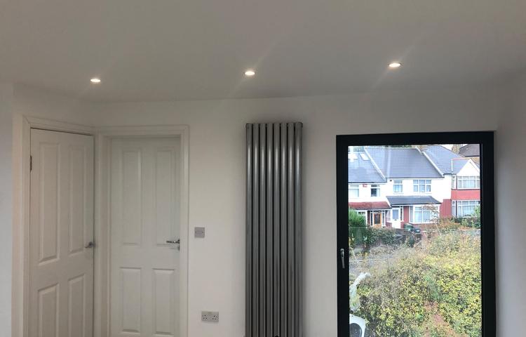 Bright refurbished room with radiator and external door in Lewisham