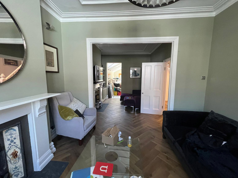 House extension work in Wimbledon